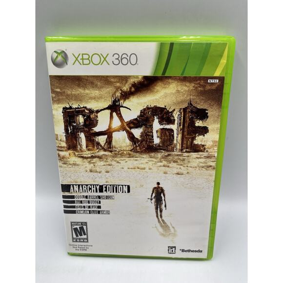Rage - Anarchy Edition (Microsoft Xbox 360, 2011) CIB, Complete - Picture 1 of 11